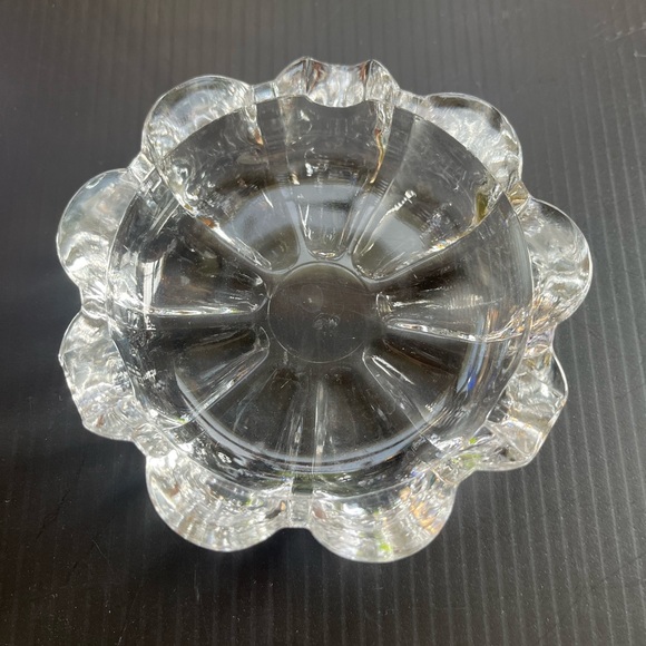 MCM SET OF 3 NESTING TRINKET DISHES ASHTRAYS GORGEOUS COLORS VINTAGE FOSTORIA - Picture 6 of 10